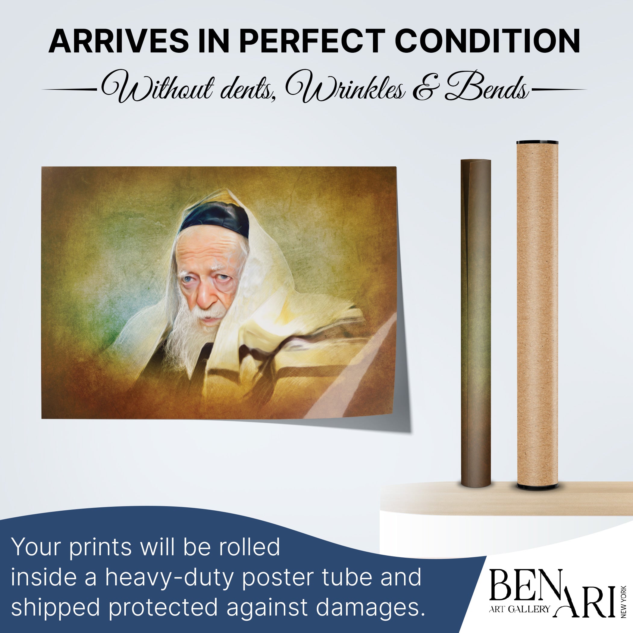 Rabbi Chaim Kanievsky: A Legacy of Faith - Timeless Sukkot Inspiration poster, depicting the Rabbi in a white robe and black hat.