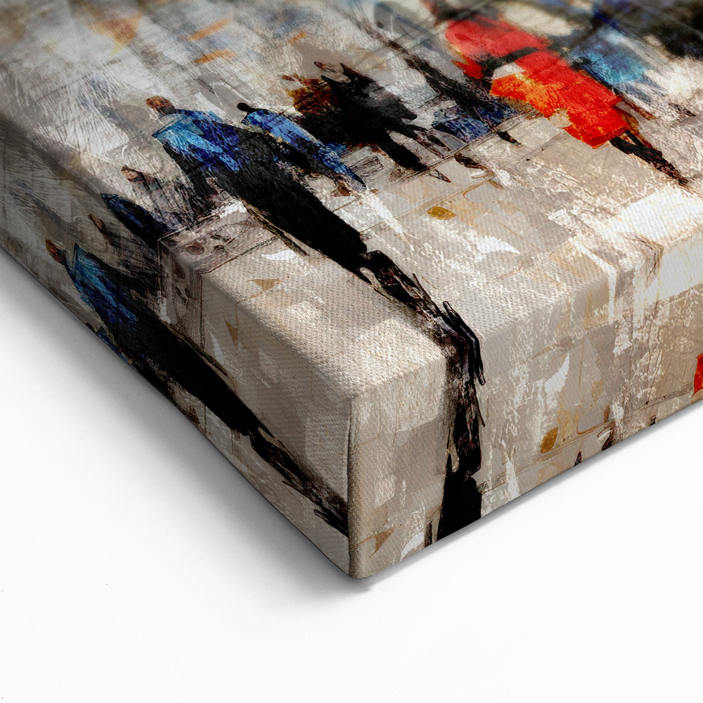 BeTzel Or Zahav - Abstract Western Wall Art by Avigdor Ben Ari