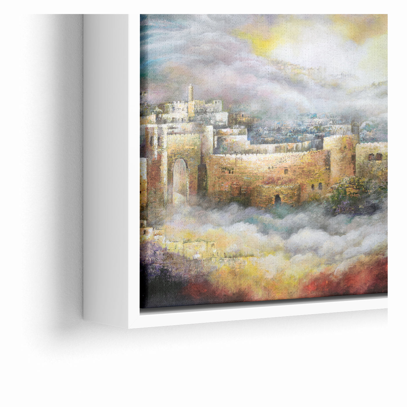 Jerusalem of Light - Abstract Jerusalem Wall Art by Yossi Bitton