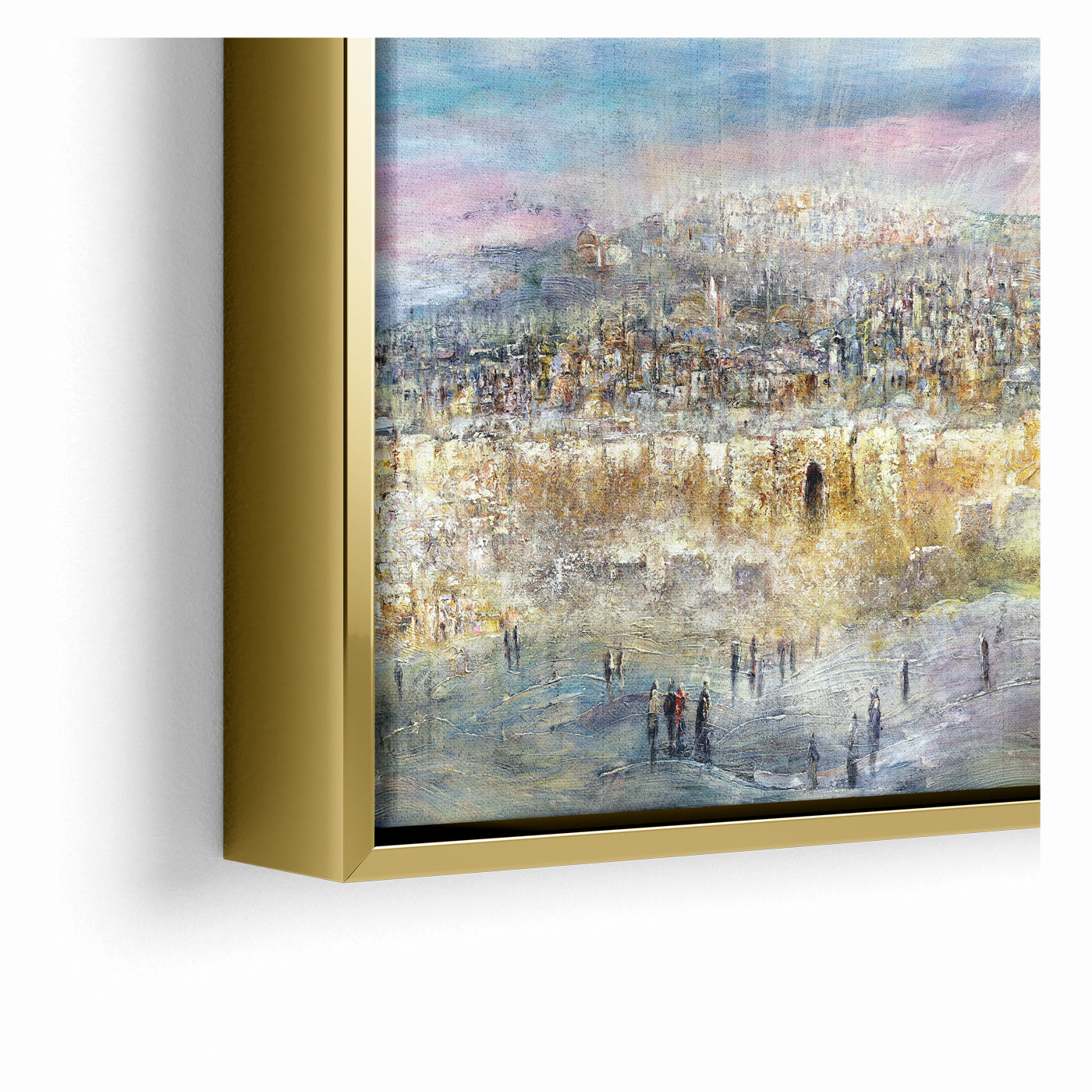 Glorious Jerusalem Abstract Jewish Wall Art by Yossi Bitton