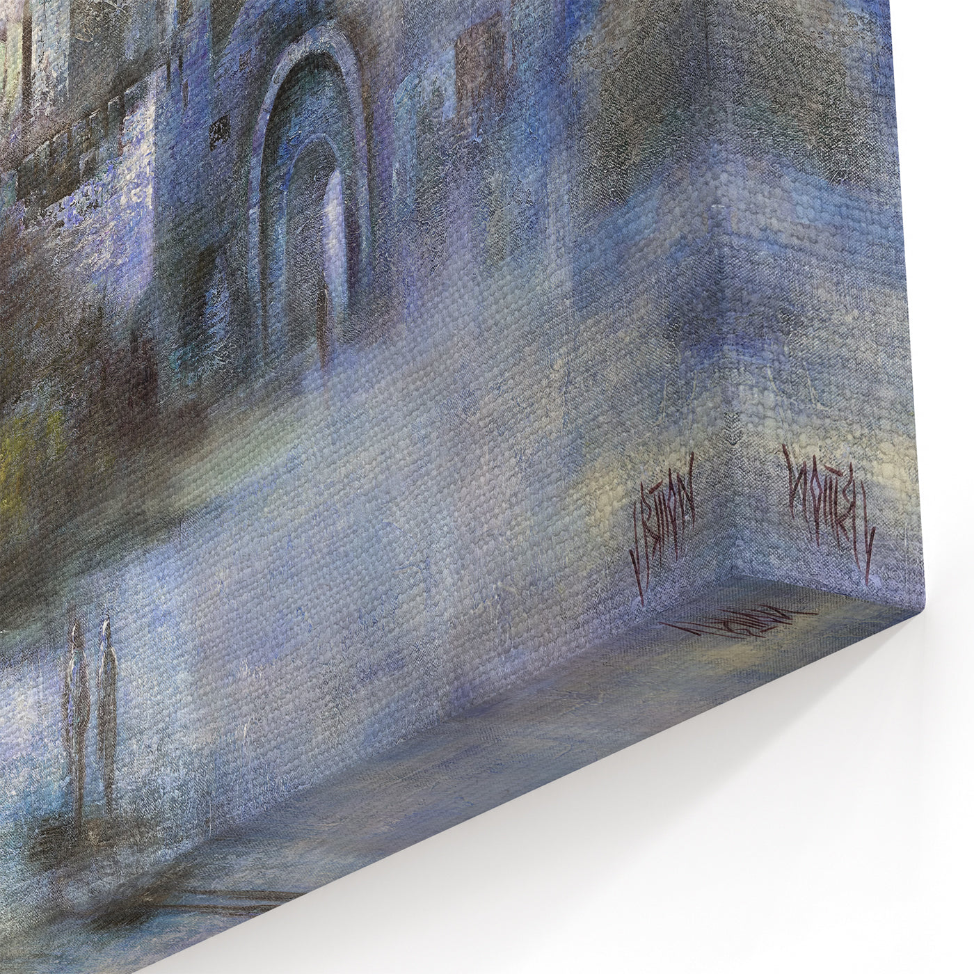 At the Gates of Jerusalem Abstract Jewish Wall Art by Yossi Bitton