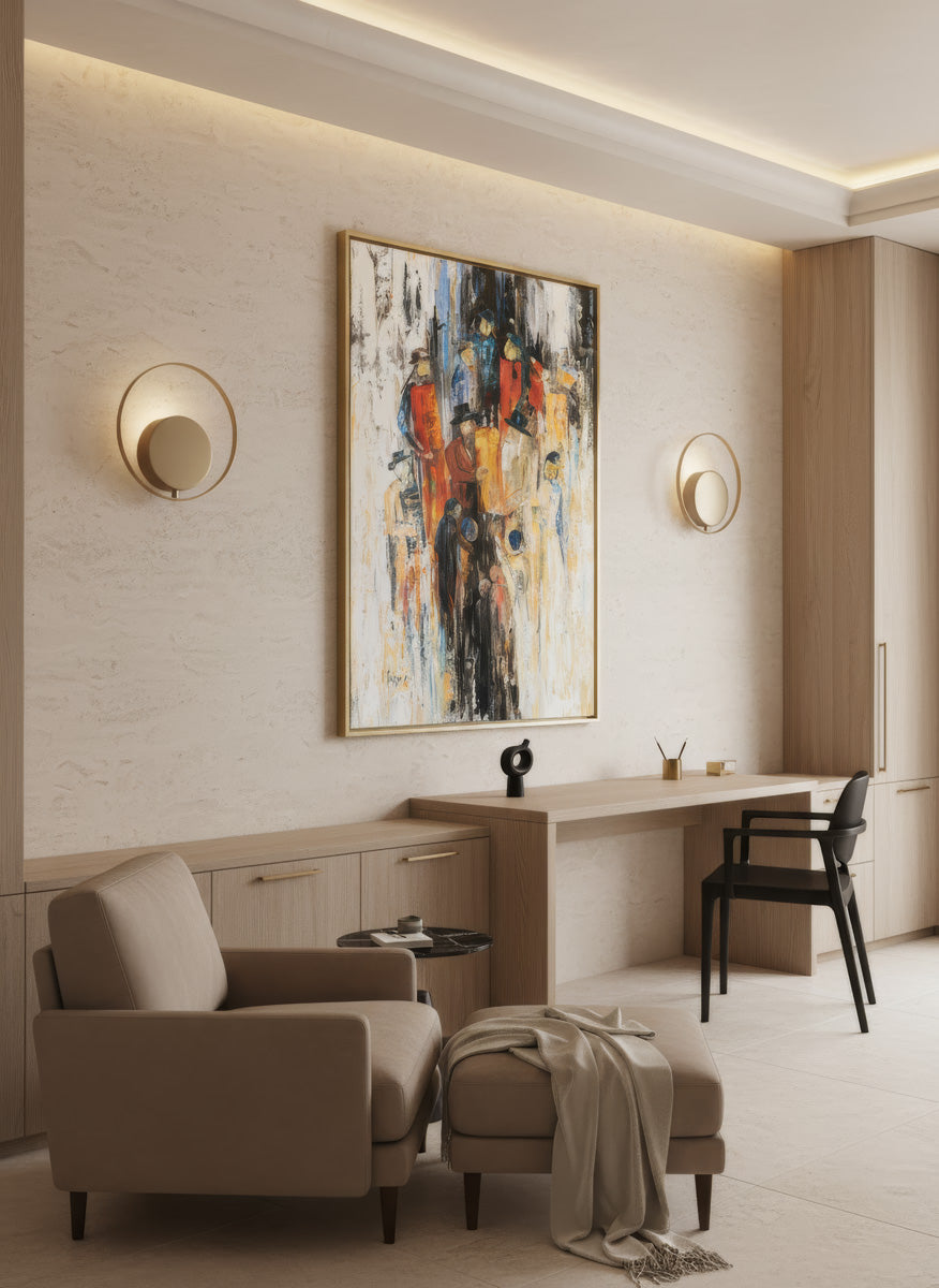 Bearers of the Torah Jewish Wall Art by Menucha Yankelevitch