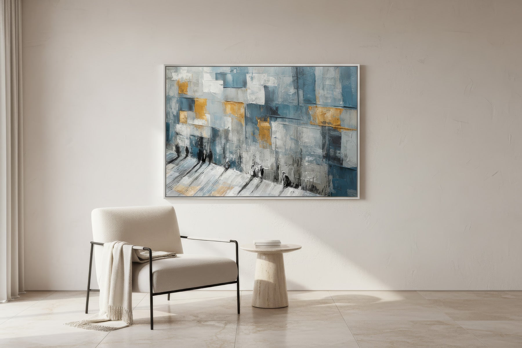 Facing Eternity - Modern Western Wall Jewish Wall Art by Avigdor Ben Ari