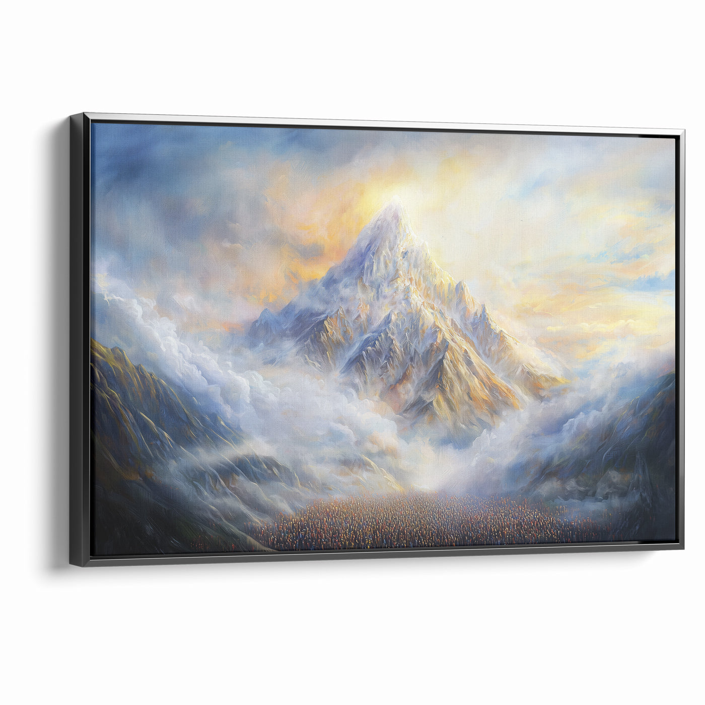 Revelation at Sinai Modern Jewish Torah Wall Art Print Abstract