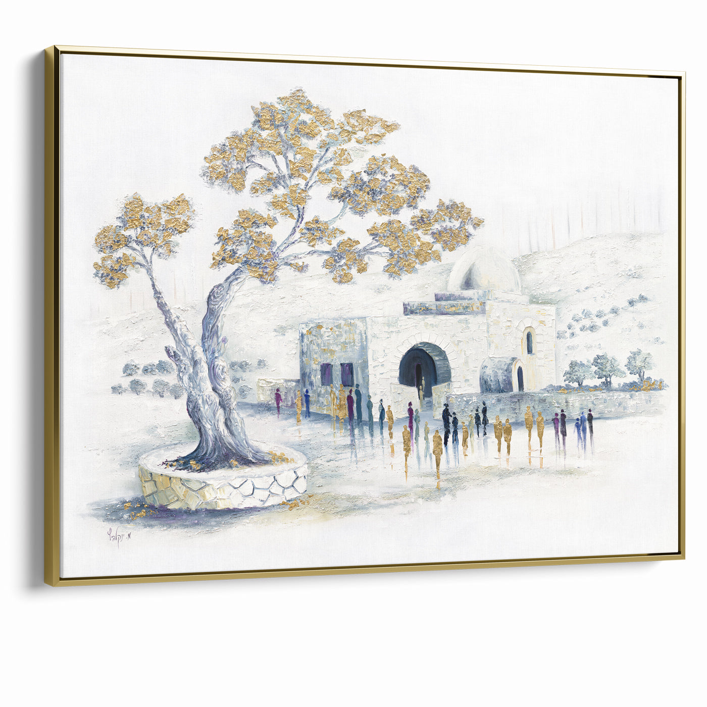 Rachel's Tomb Modern Jewish Jerusalem Judaica Wall Art Print