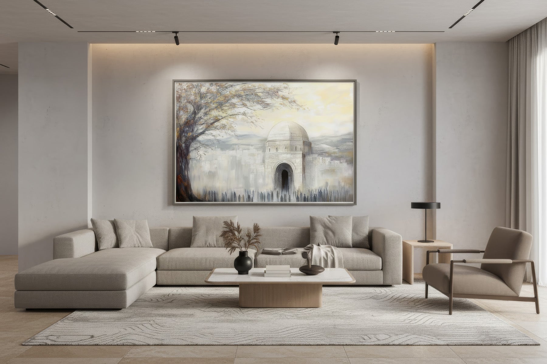 Eternal Mother - Modern Jewish Rachel's Tomb Wall Art Print