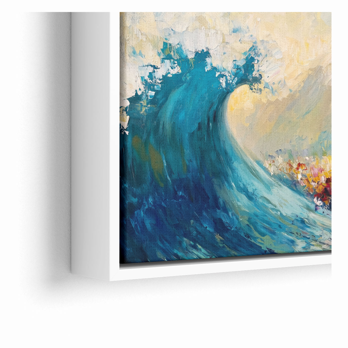 Between Fear and Faith - Modern Jewish Splitting of the Sea Wall Art