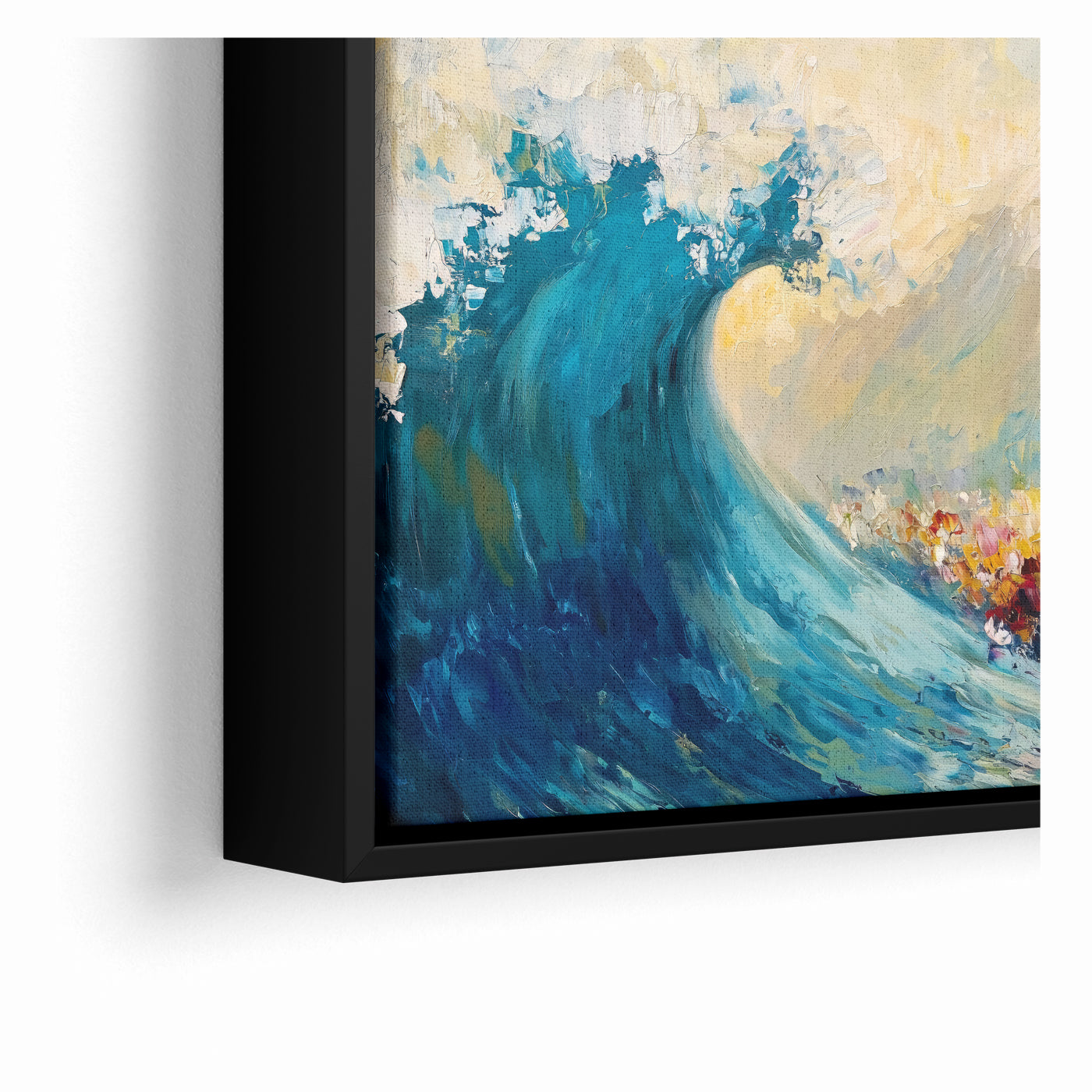 Between Fear and Faith - Modern Jewish Splitting of the Sea Wall Art