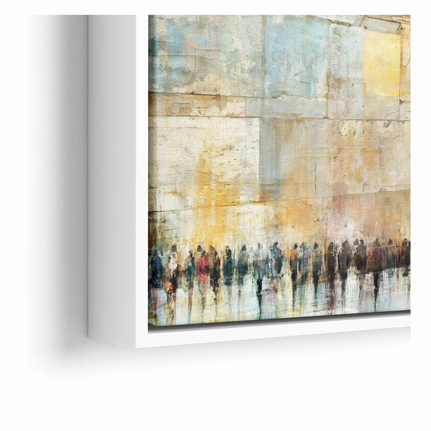 Echoes of Devotion Modern Kotel Wall Art by Avigdor Ben Ari