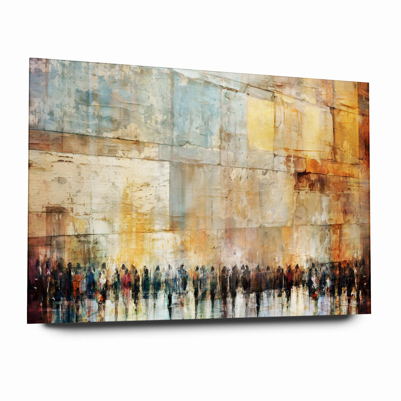 Echoes of Devotion Modern Kotel Wall Art by Avigdor Ben Ari