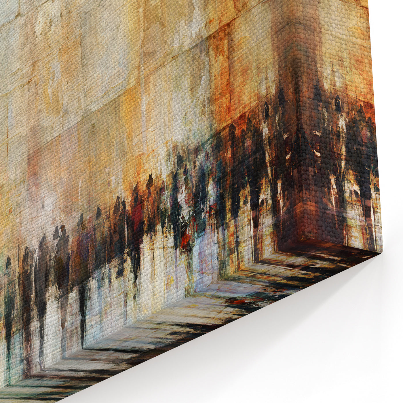 Echoes of Devotion Modern Kotel Wall Art by Avigdor Ben Ari