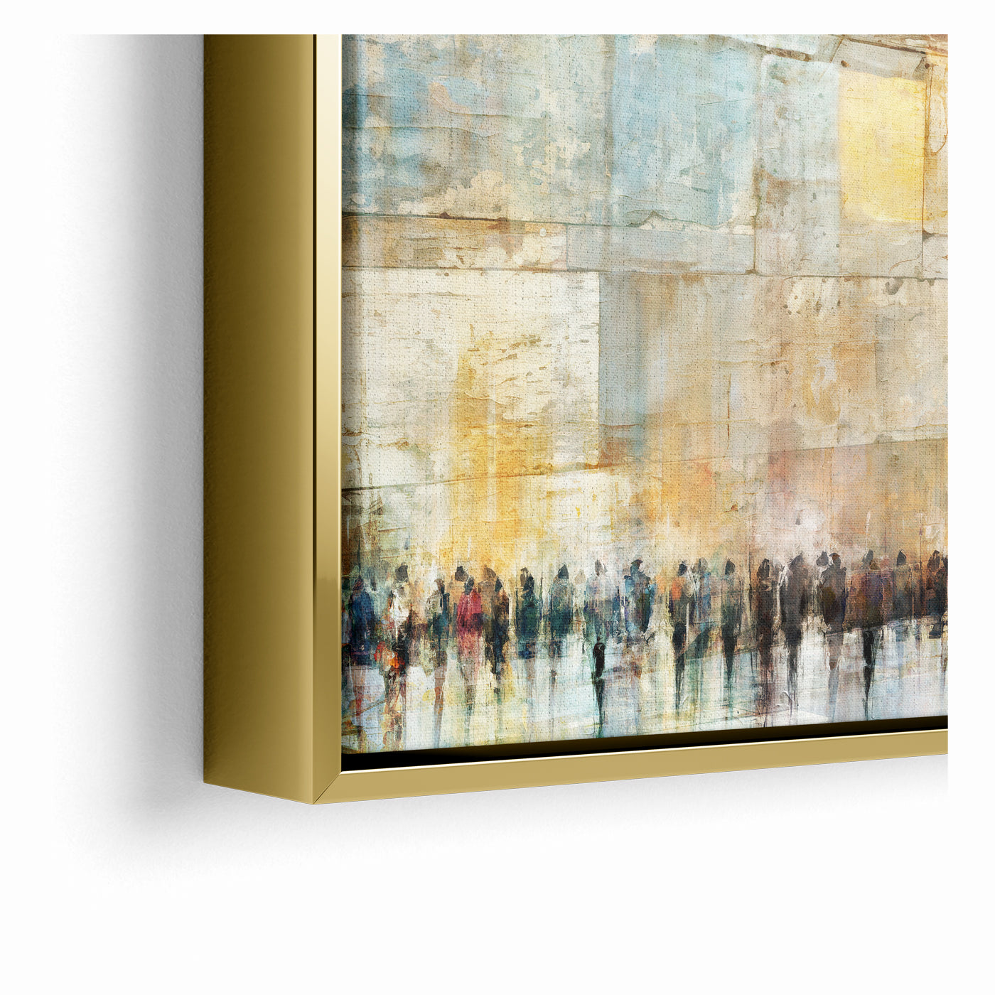Echoes of Devotion Modern Kotel Wall Art by Avigdor Ben Ari