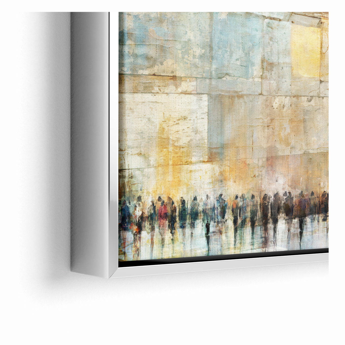 Echoes of Devotion Modern Kotel Wall Art by Avigdor Ben Ari