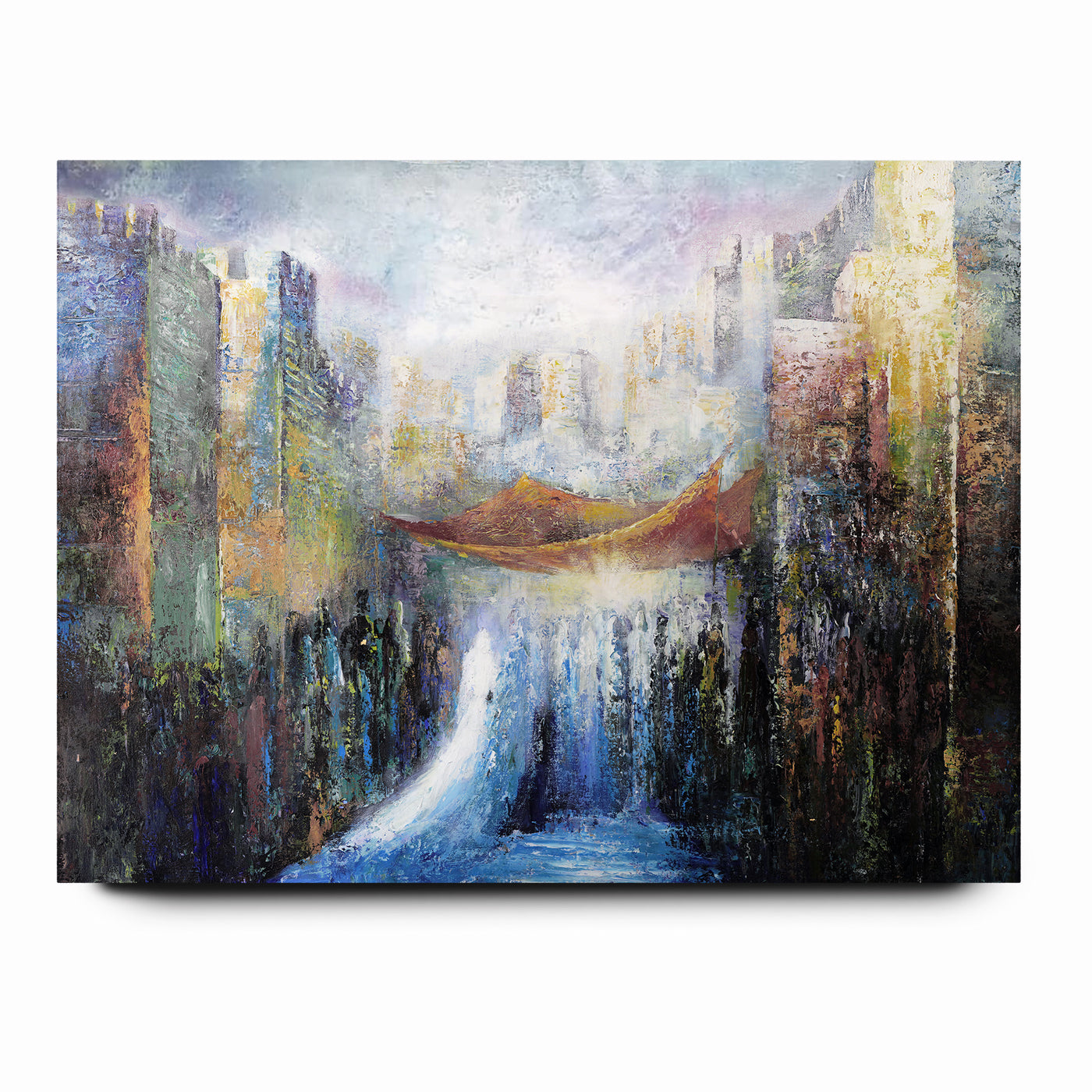 Kol Sason VeKol Simcha Jewish Wedding Chuppah Wall Art Print