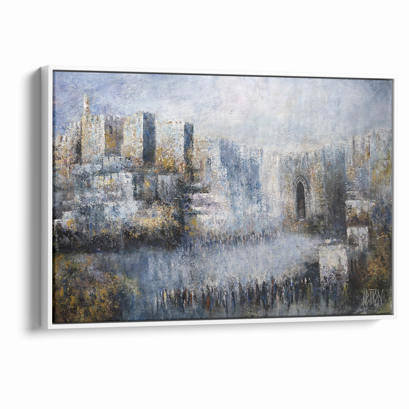 Jerusalem Jaffa Gate - Modern Jewish Wall Art by Yossi Bitton