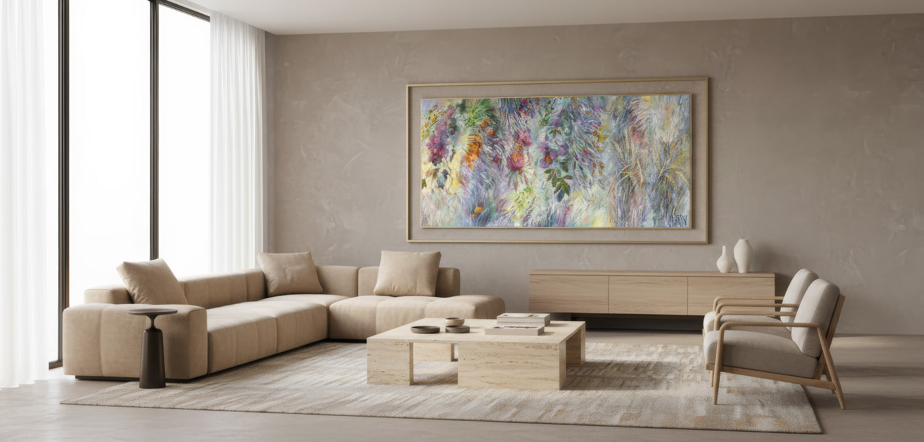 Seven Species of Israel - Modern Jewish Wall Art by Yossi Bitton