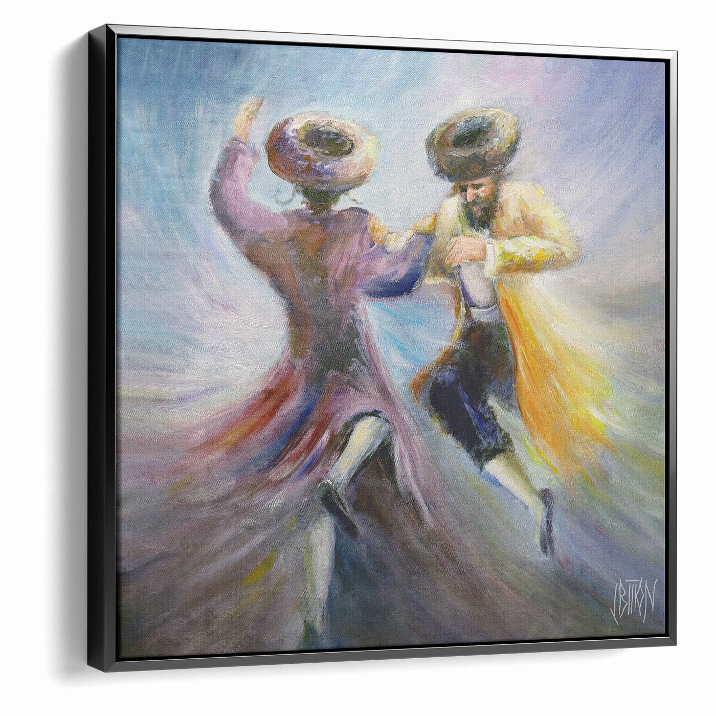 When the Soul Dances - Modern Jewish Wall Art by Yossi Bitton