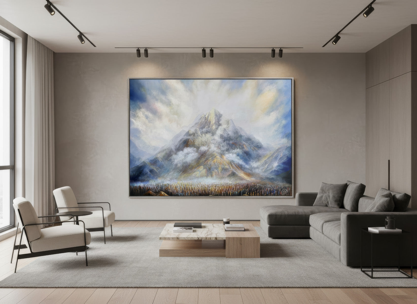 The Day the World Listened - Modern Jewish Mount Sinai Wall Art Print