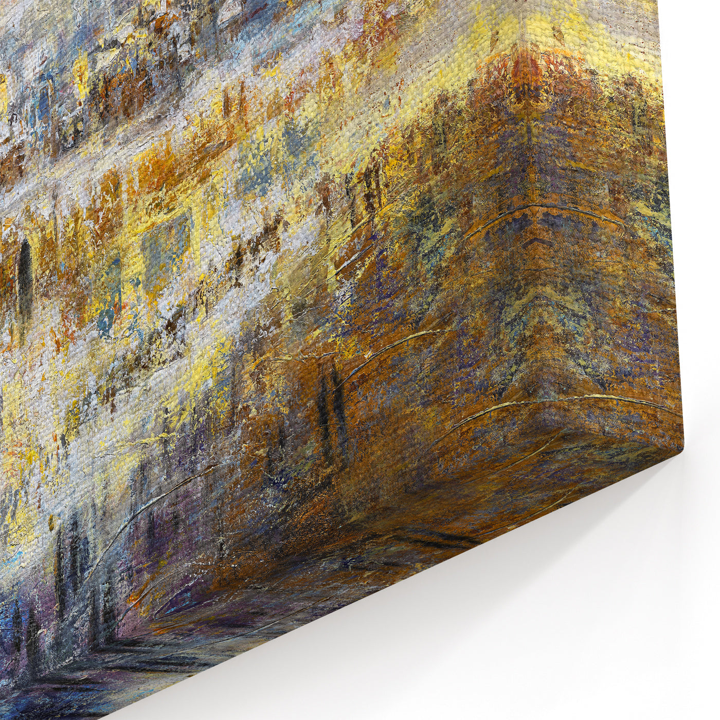 Jerusalem Wall Art - Modern Judaica Canvas & Acrylic by Yossi Bitton