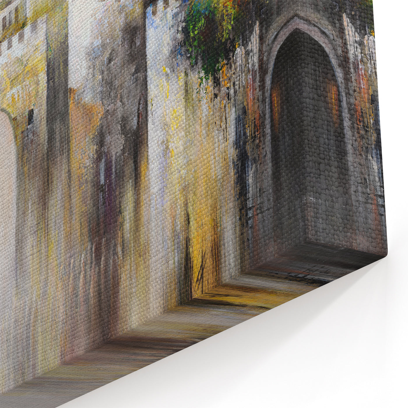 Jerusalem Wall Art - Modern Judaica Canvas & Acrylic by Yossi Bitton