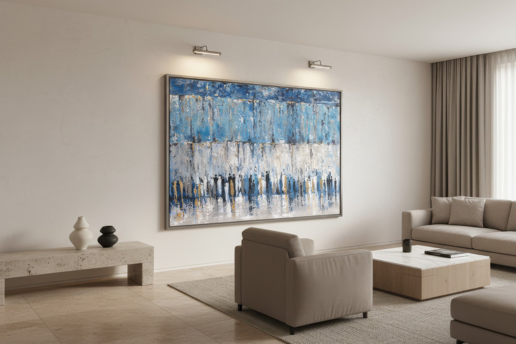 Western Wall Wall Art - Modern Jerusalem Kotel Jewish Art Print