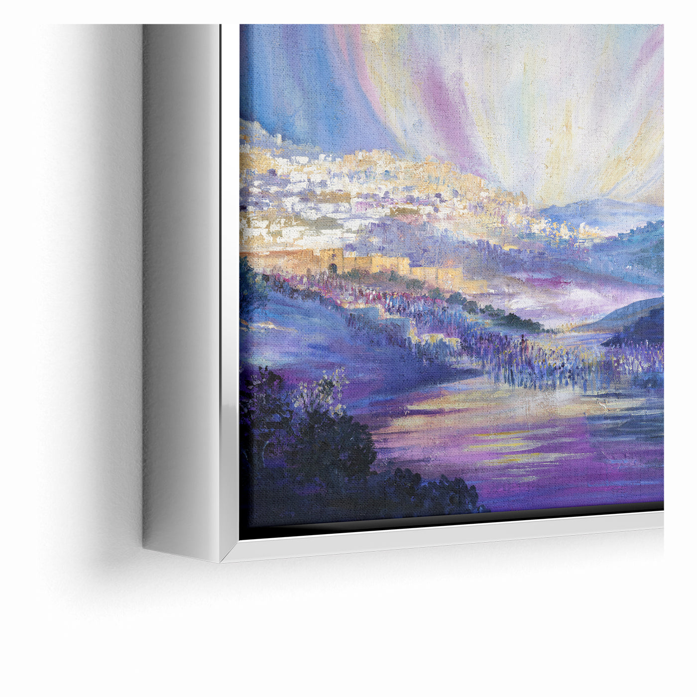 Modern Jewish Wall Art of Jerusalem - Toward the Holy City Art