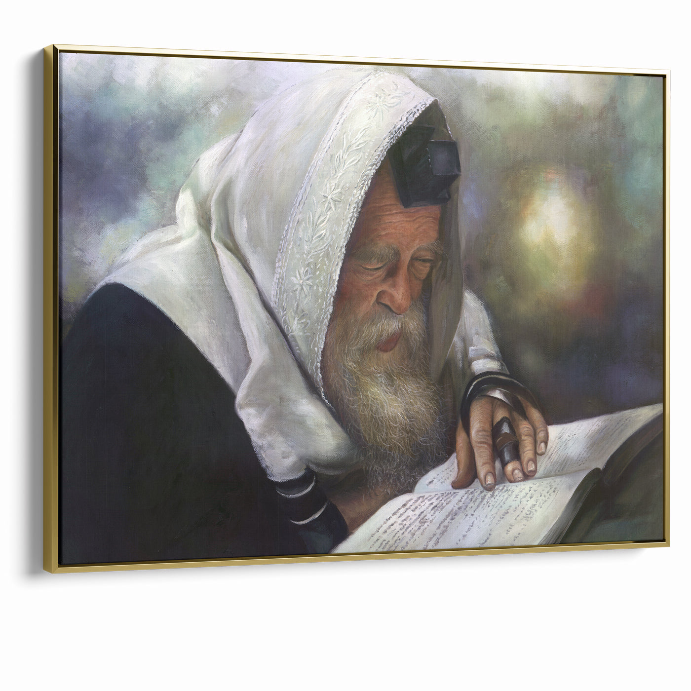 Modern Jewish Wall Art of Rabbi Chaim Kanievsky zt'l Tribute