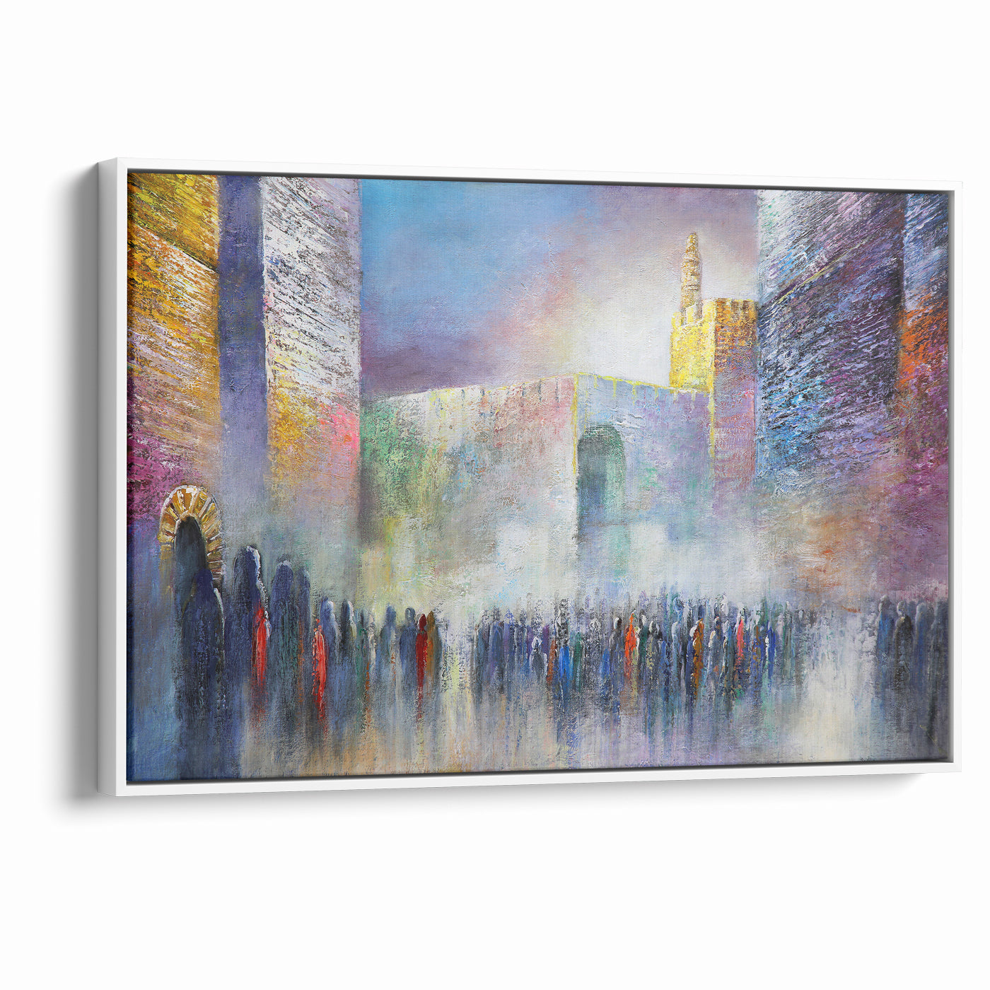 Jerusalem Wall Art - Old City Streets | Modern Judaica Art