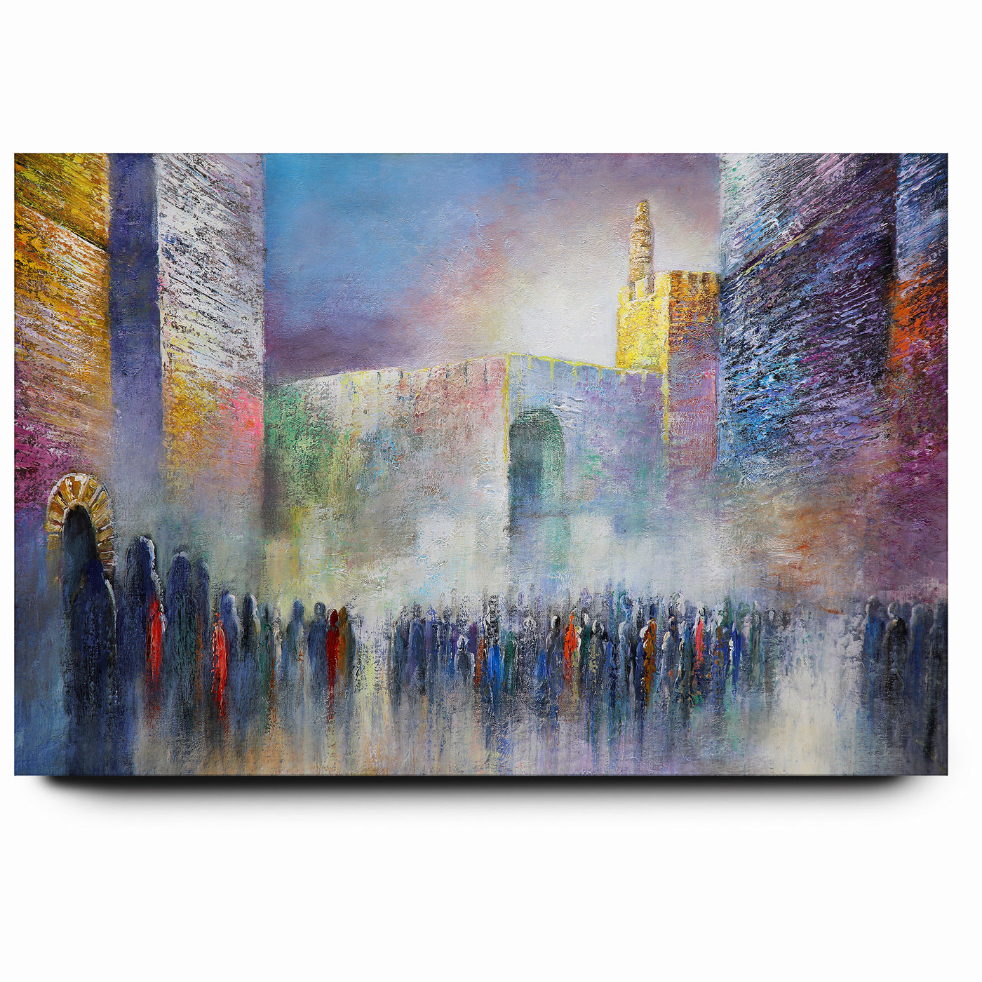 Jerusalem Wall Art - Old City Streets | Modern Judaica Art