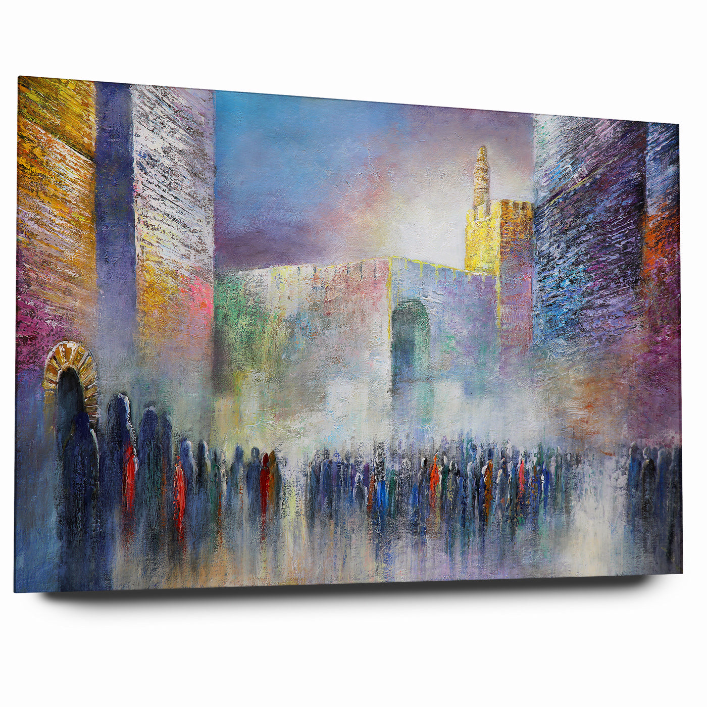 Jerusalem Wall Art - Old City Streets | Modern Judaica Art
