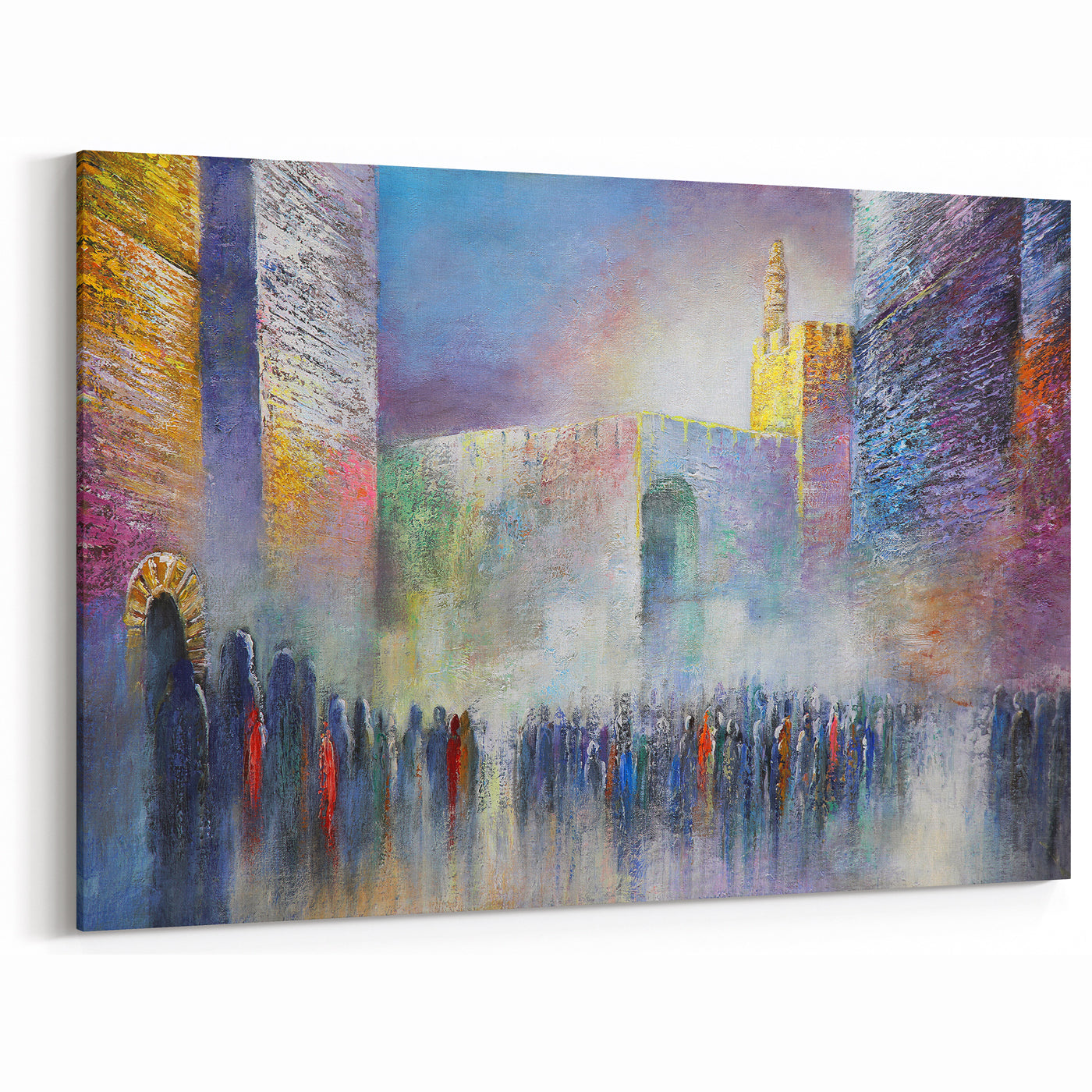 Jerusalem Wall Art - Old City Streets | Modern Judaica Art