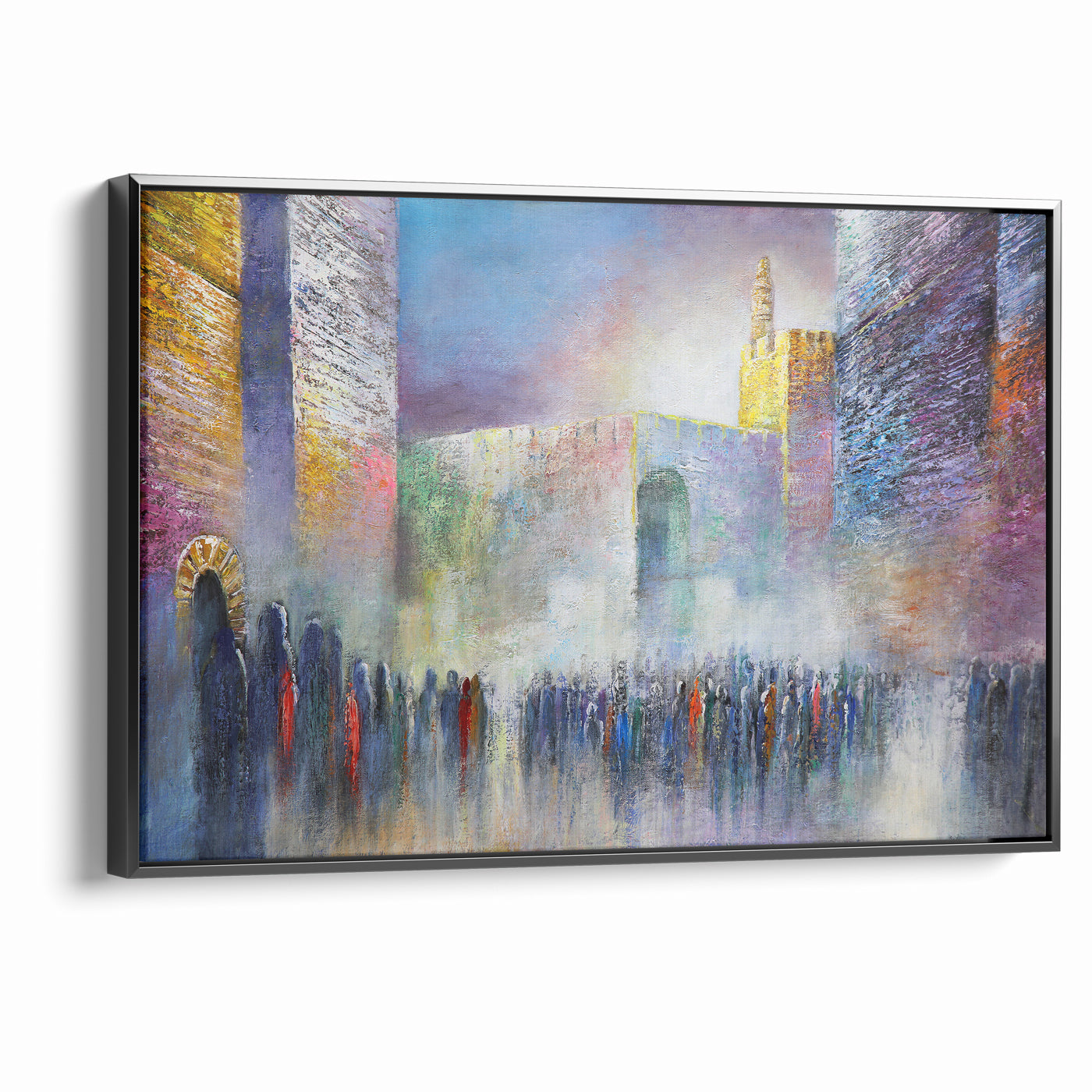 Jerusalem Wall Art - Old City Streets | Modern Judaica Art