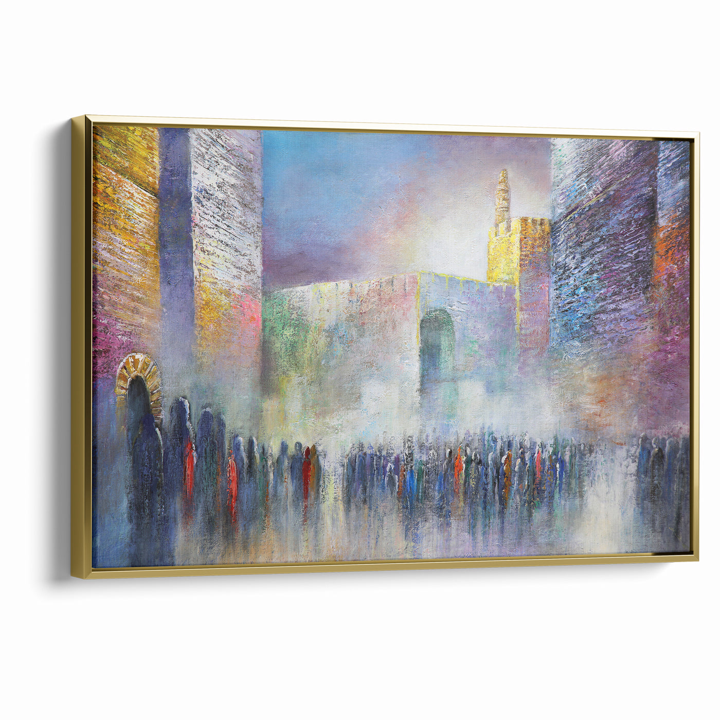 Jerusalem Wall Art - Old City Streets | Modern Judaica Art