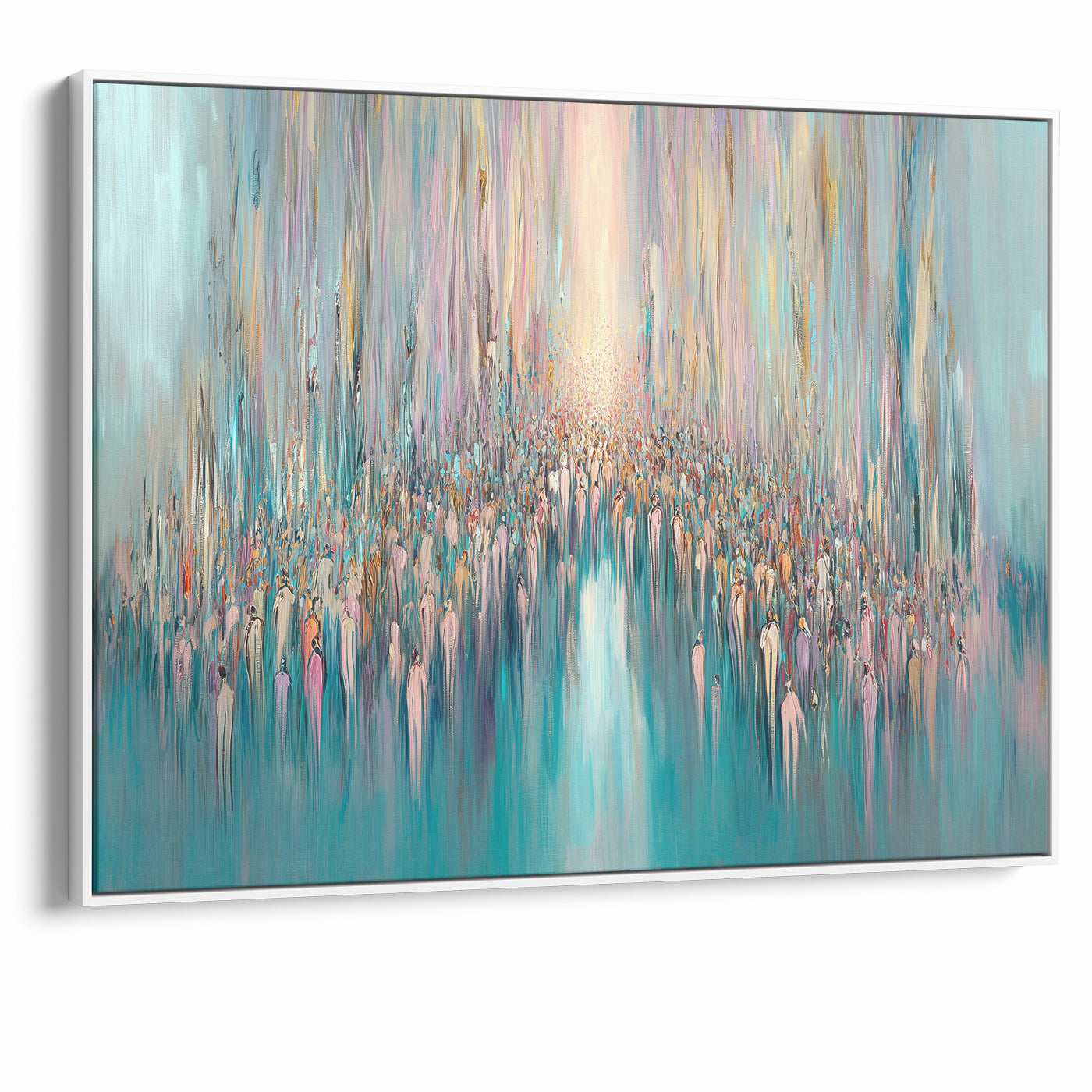 Between the Waters, The Crossing of the Red Sea – Abstract Biblical Painting