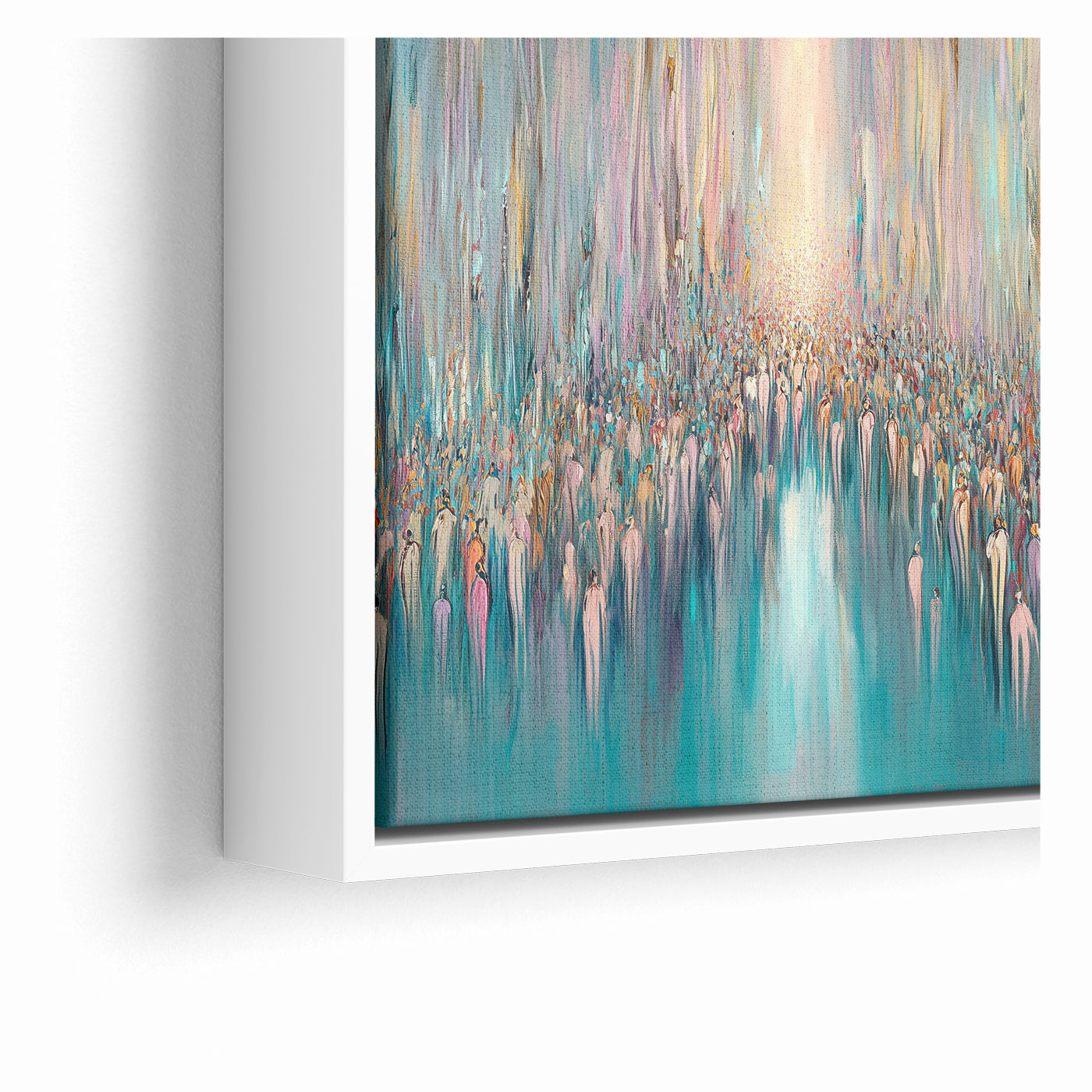 Between the Waters, The Crossing of the Red Sea – Abstract Biblical Painting