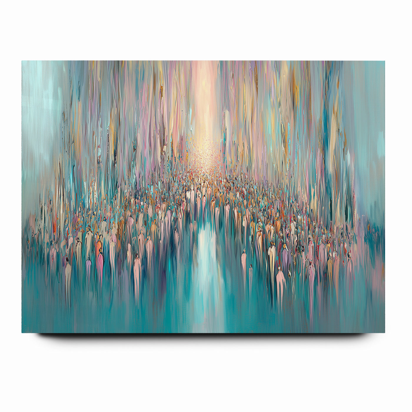 Between the Waters, The Crossing of the Red Sea – Abstract Biblical Painting