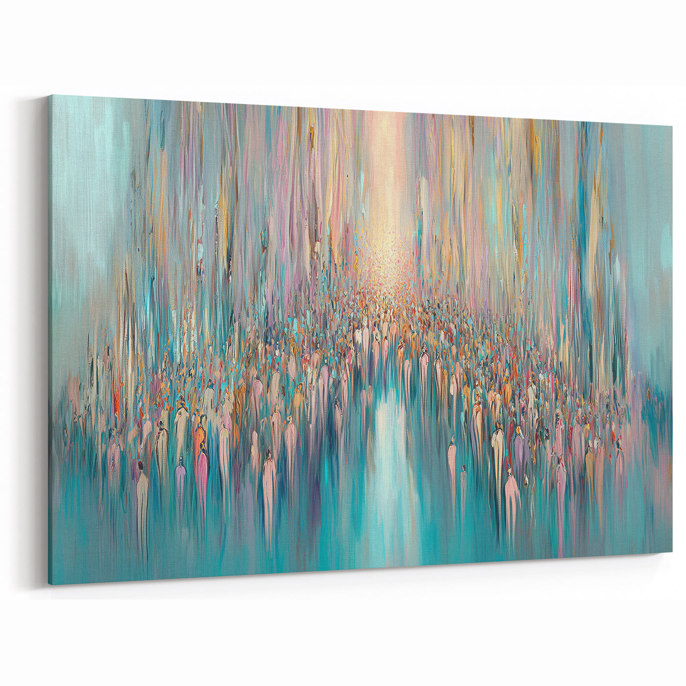 Between the Waters, The Crossing of the Red Sea – Abstract Biblical Painting