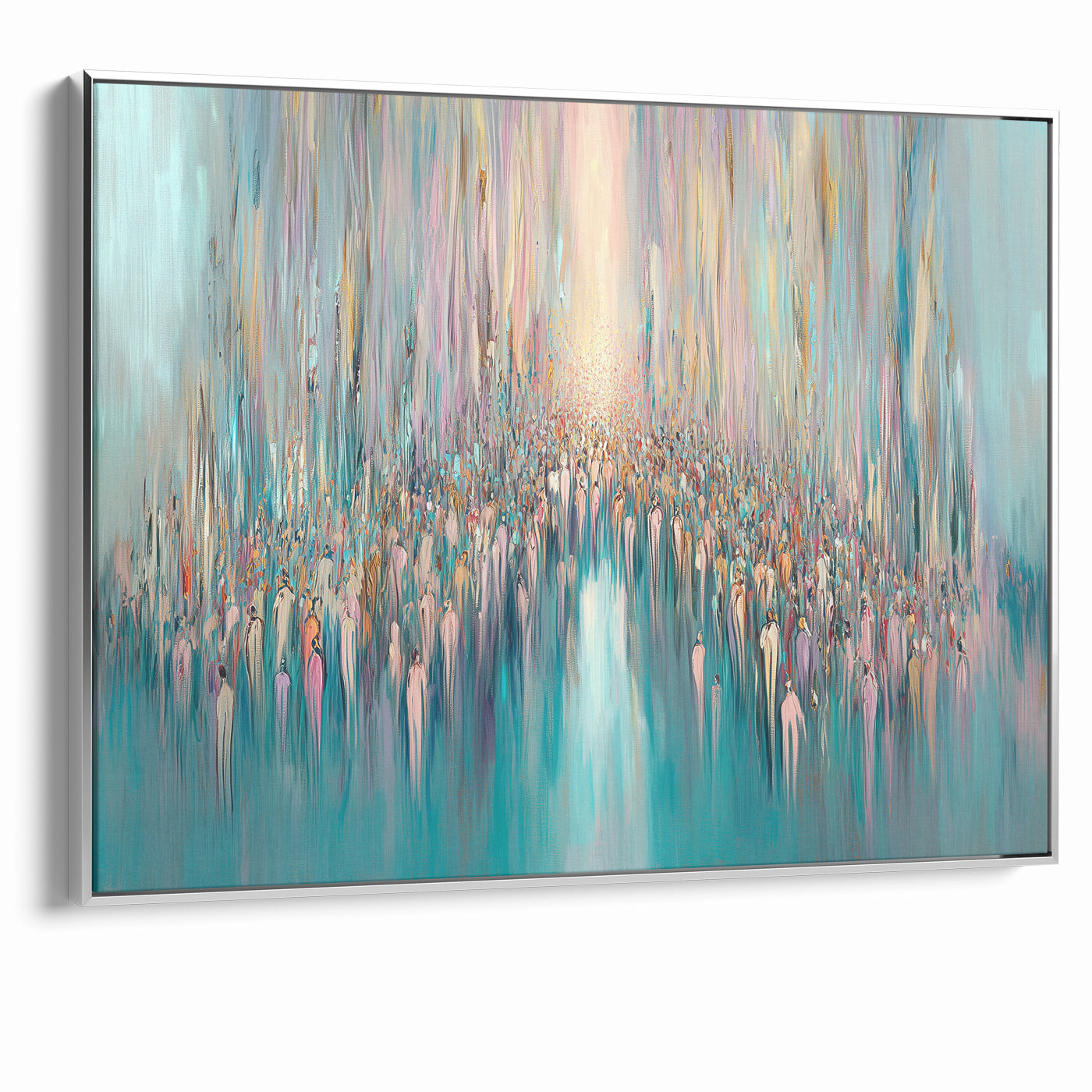 Between the Waters, The Crossing of the Red Sea – Abstract Biblical Painting
