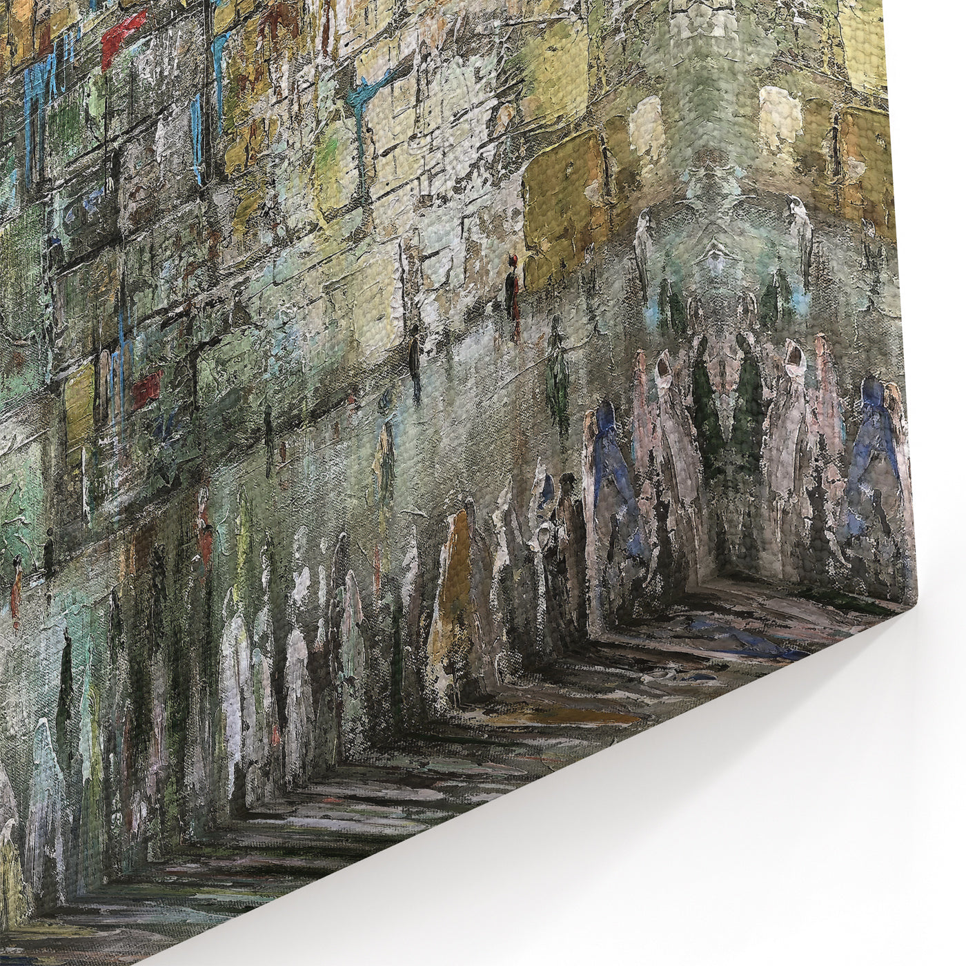 Western Wall Metallic - Modern Jewish Art by Yossi Bitton