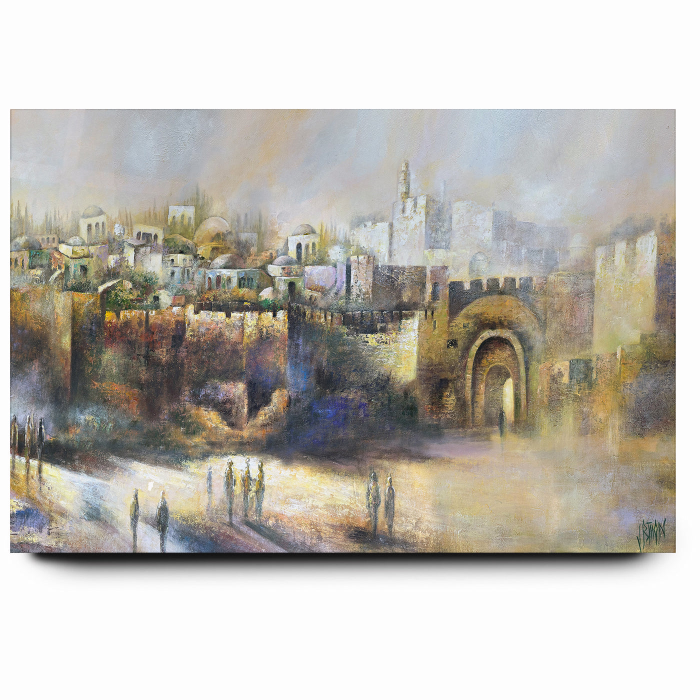 City of David - Modern Jewish Art of Jerusalem by Yossi Bitton