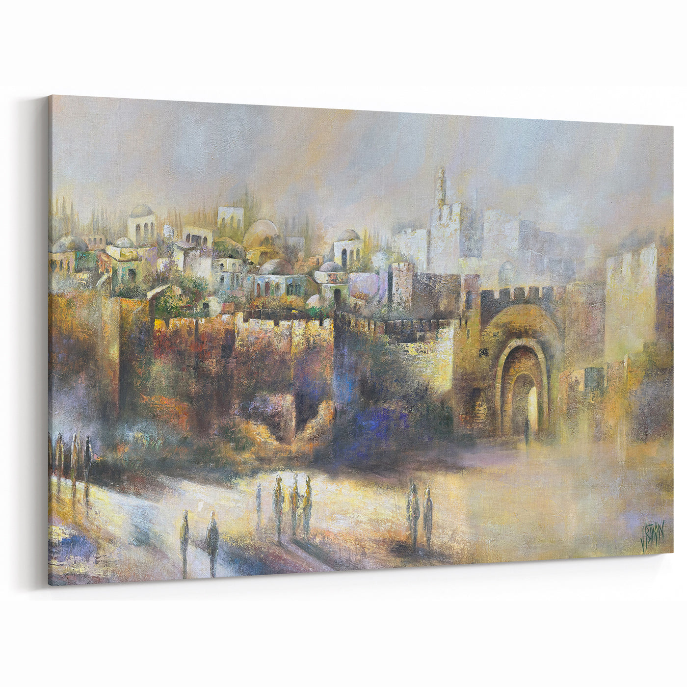 City of David - Modern Jewish Art of Jerusalem by Yossi Bitton