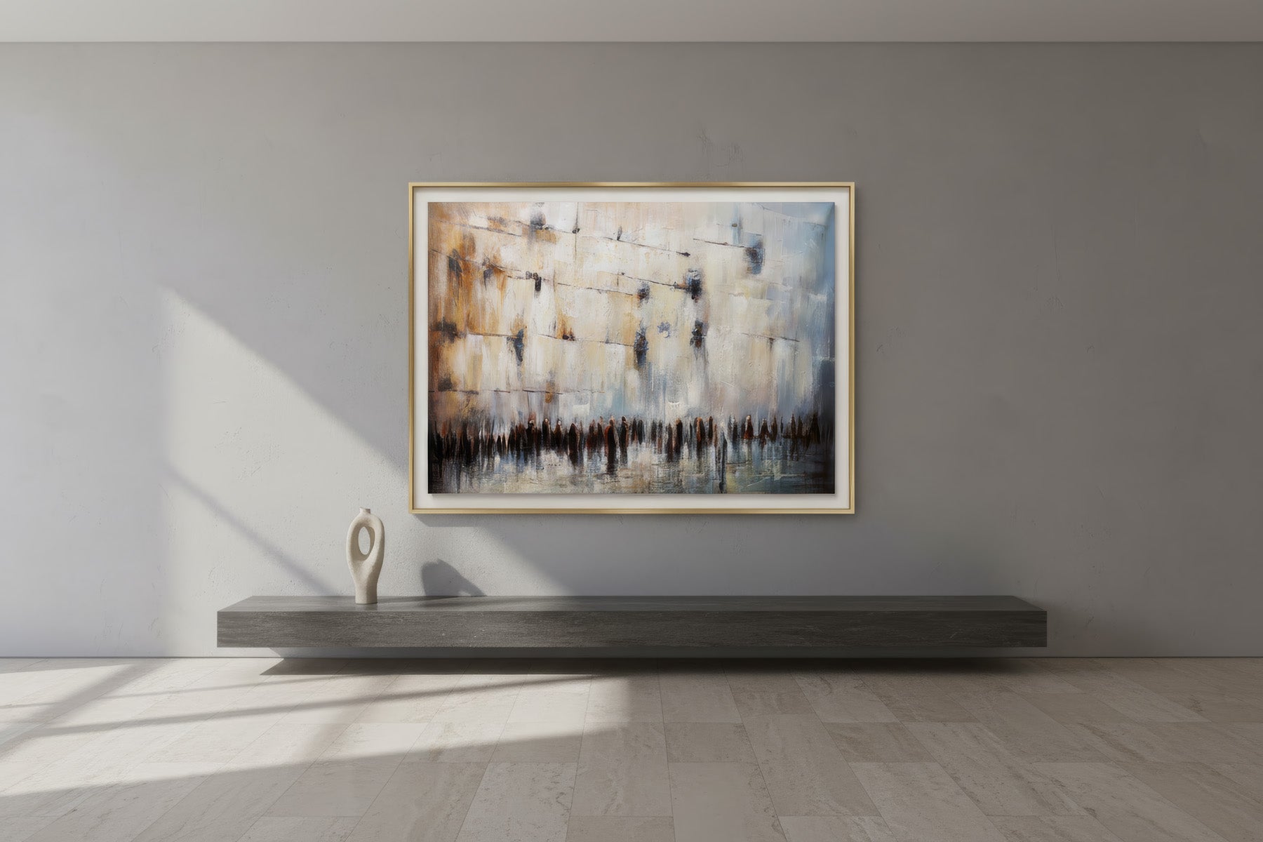 Western Wall - Modern Jewish Art of Jerusalem by Yossi Bitton