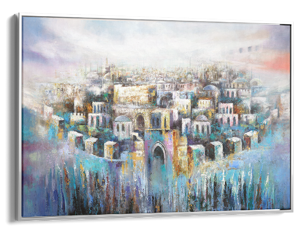 Jerusalem in Heart – Spiritual Jewish Art by Yossi Bitton Featuring the Old City