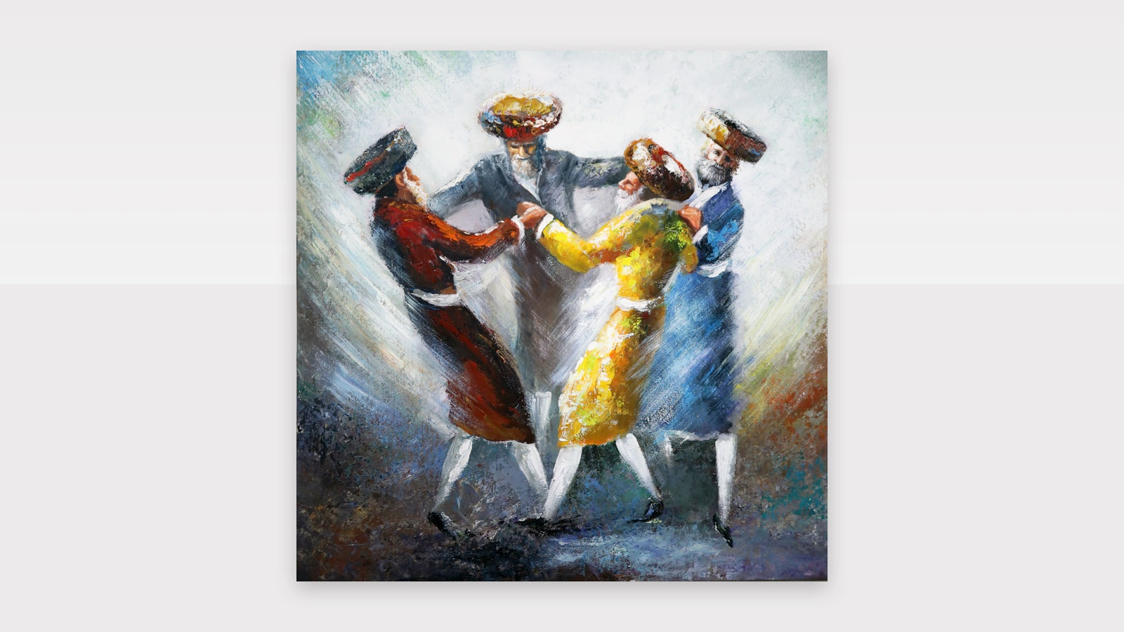 Jerusalem of Light - Abstract Jerusalem Wall Art by Yossi Bitton