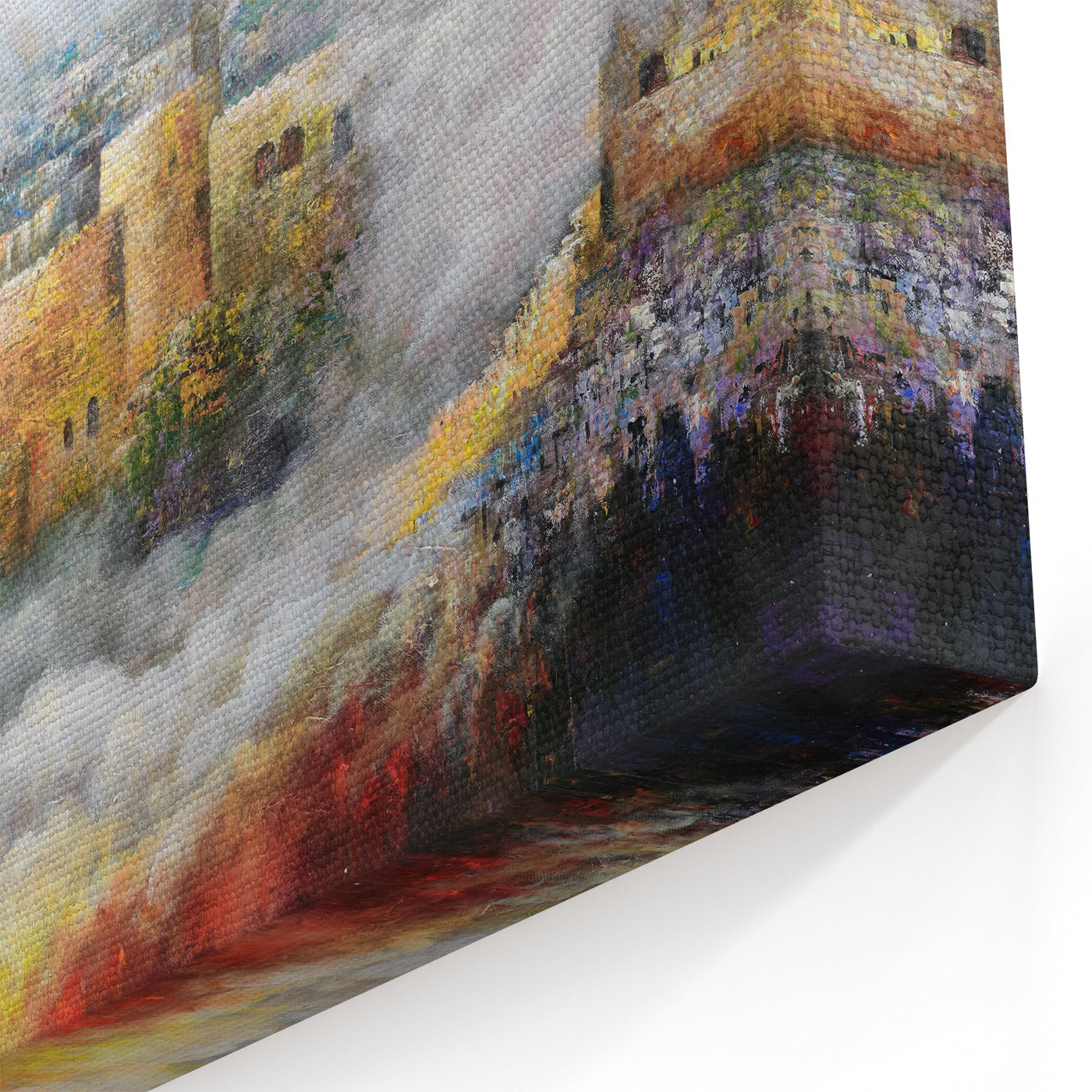 Jerusalem of Light - Abstract Jerusalem Wall Art by Yossi Bitton