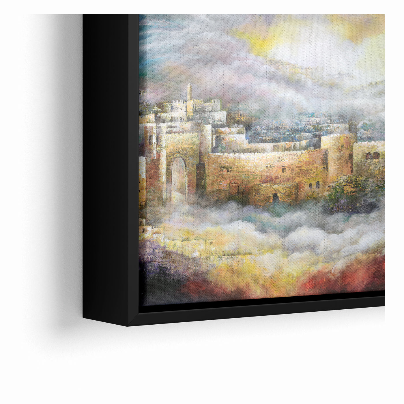Jerusalem of Light - Abstract Jerusalem Wall Art by Yossi Bitton