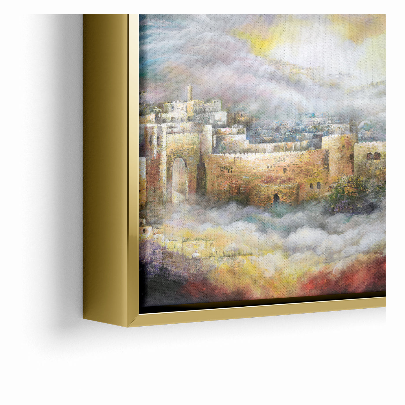 Jerusalem of Light - Abstract Jerusalem Wall Art by Yossi Bitton