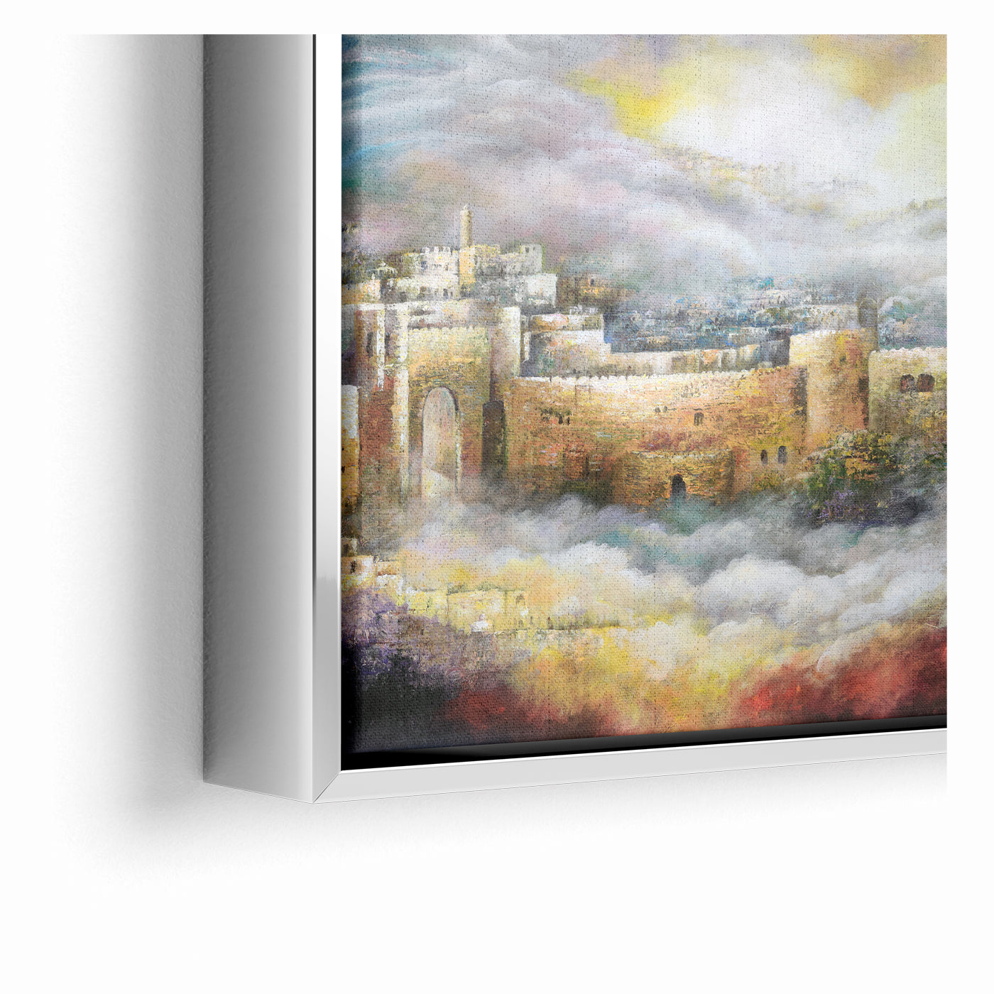 Jerusalem of Light - Abstract Jerusalem Wall Art by Yossi Bitton