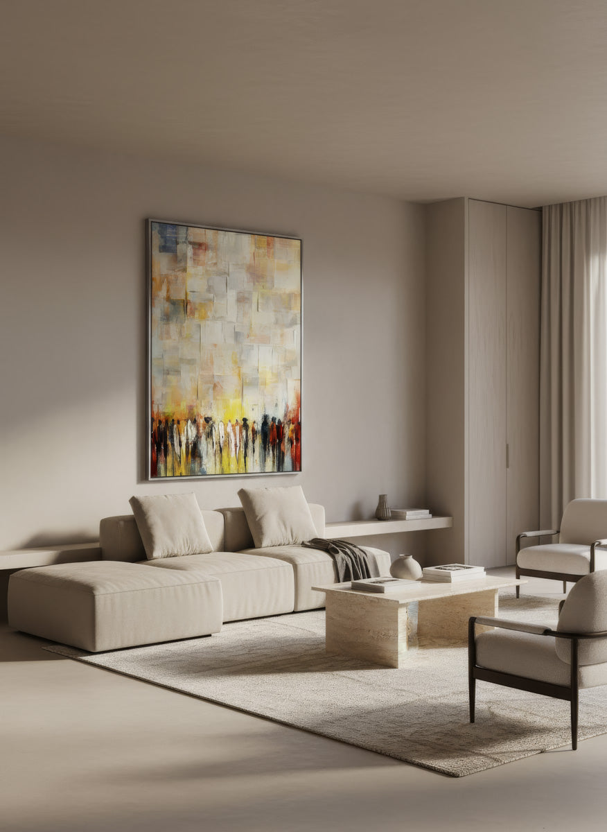 Stones of Light - Modern Western Wall Art by Avigdor Ben Ari Jerusalem