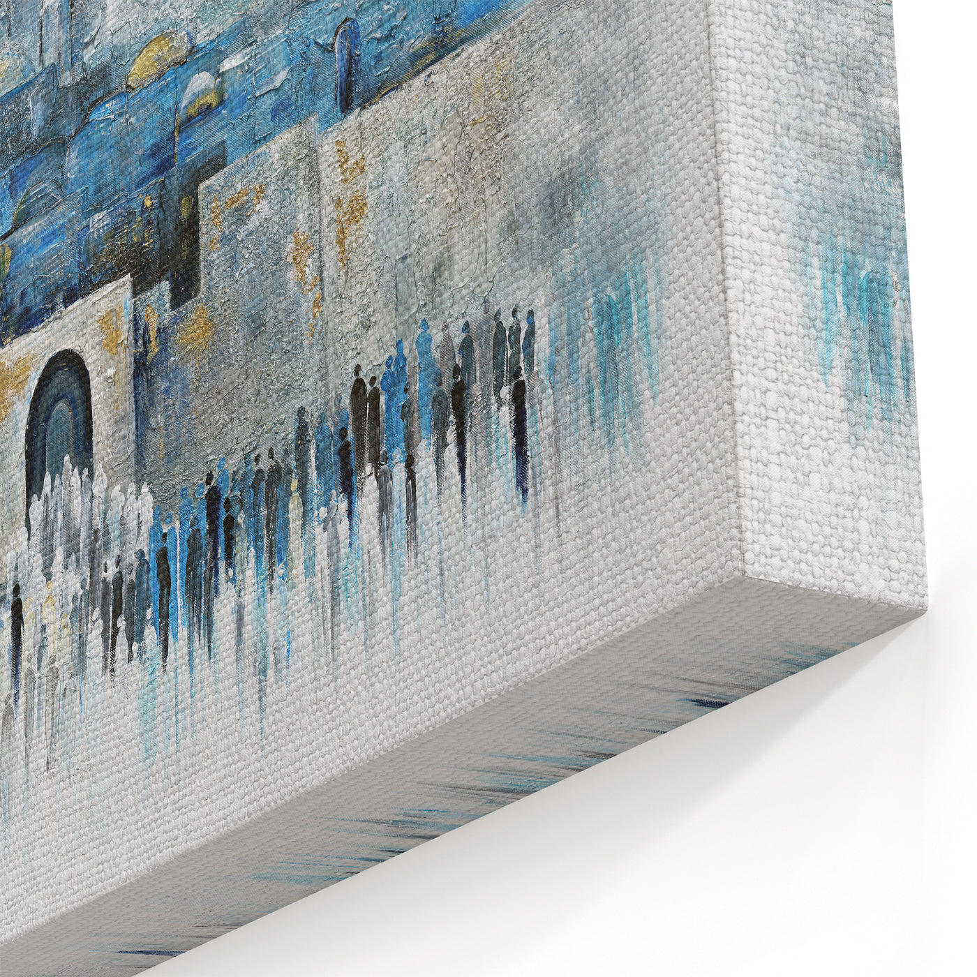The Gates of Zion - Modern Western Wall Jewish Art Canvas Print